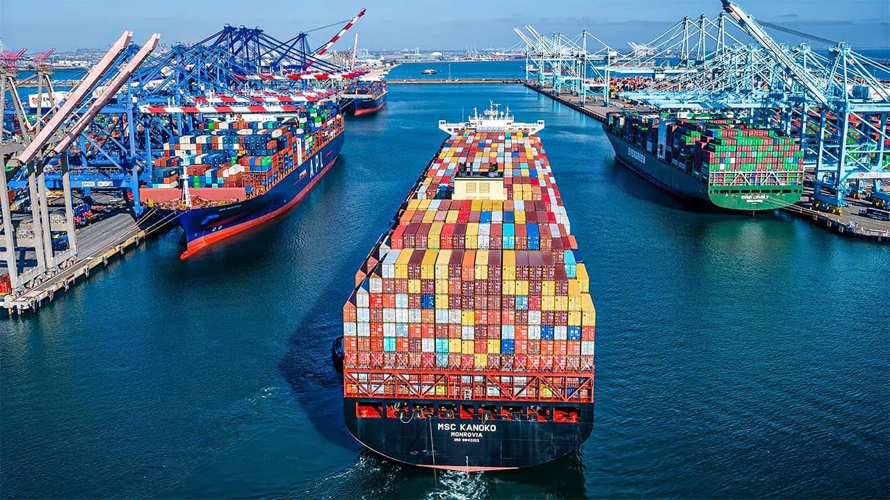 Container terminal at port
